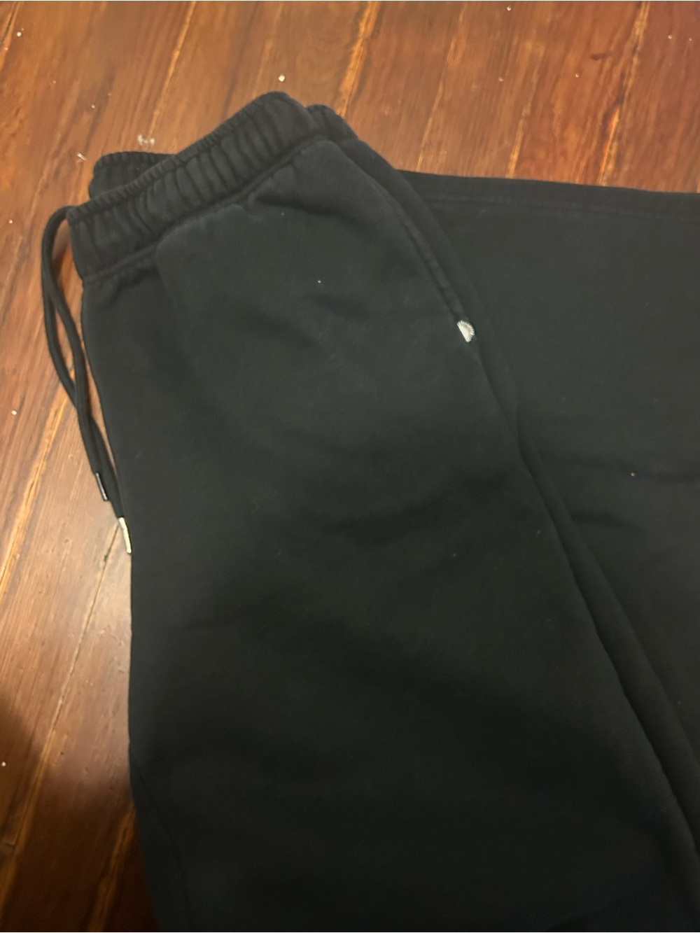 Black Drawstring Sweatpants